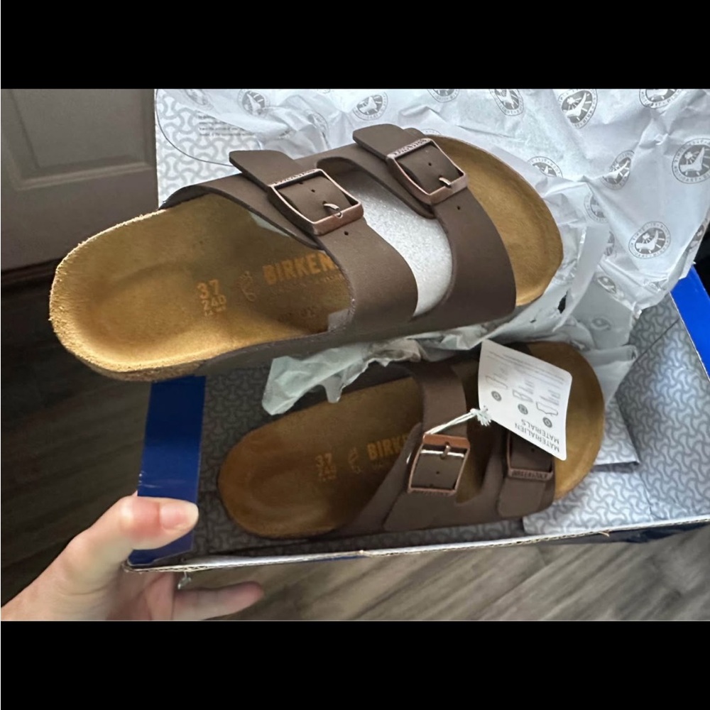 Birkenstock Kids Chocolate Brown Sandals